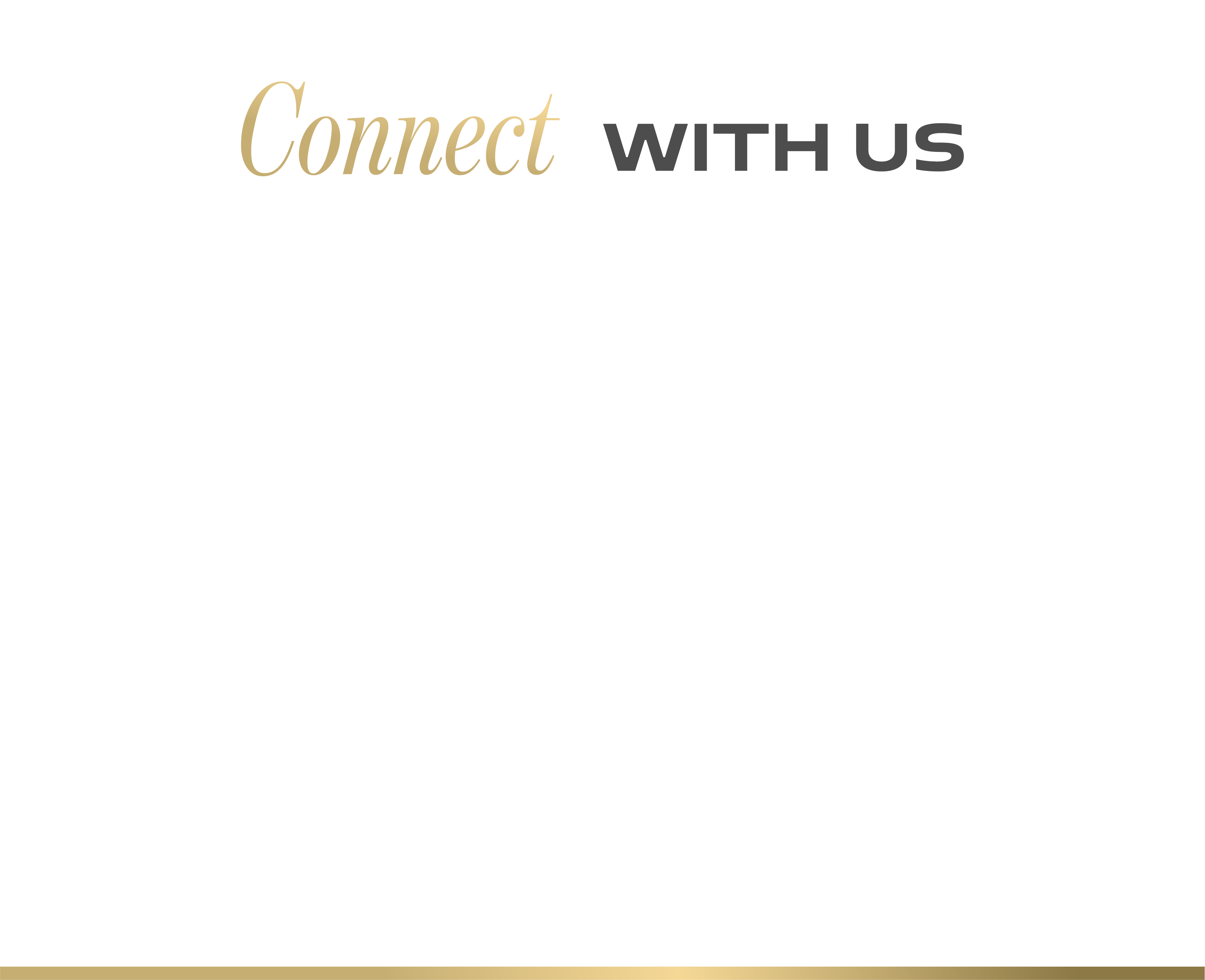 Connect With Us